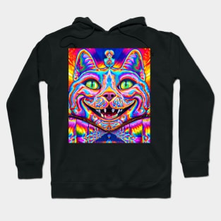 Kosmic Kitty (7) - Trippy Psychedelic Cat Hoodie